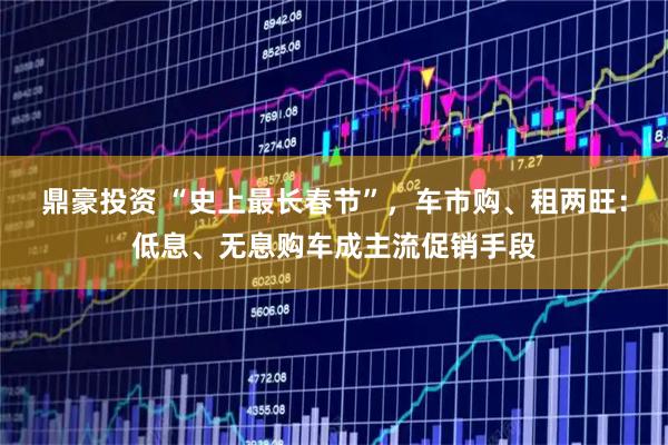 鼎豪投资 “史上最长春节”，车市购、租两旺：低息、无息购车成主流促销手段
