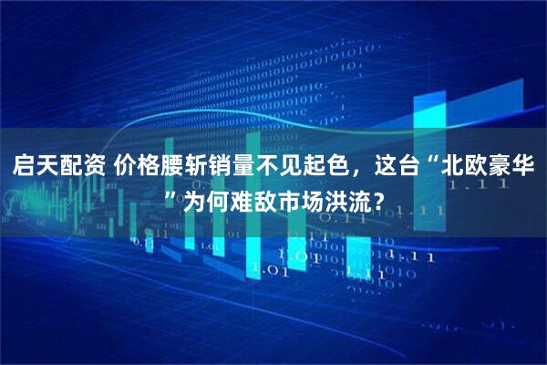 启天配资 价格腰斩销量不见起色，这台“北欧豪华”为何难敌市场洪流？